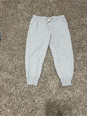 aerie Heather Gray Drawstring Joggers